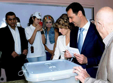 Ông Bashar al-Assad đã giành chiến thắng trong cuộc bầu cử tổng thống Syria với 88,7% số phiếu ủng hộ.